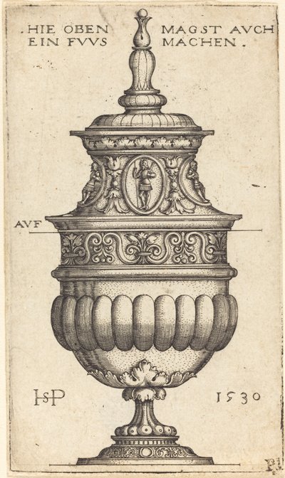 Doppelkelch mit ovalen Medaillons von Sebald Beham