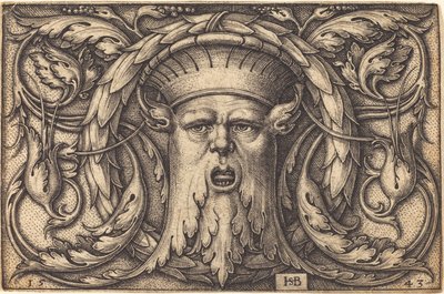 Ornament mit einer Maske von Sebald Beham