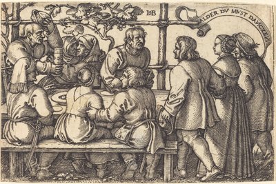Bauernfest von Sebald Beham