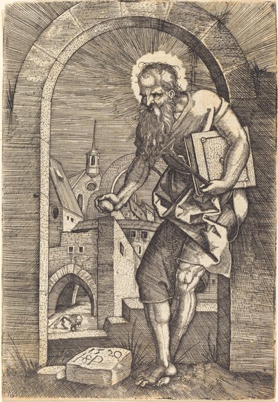Sankt Hieronymus am Bogen von Sebald Beham