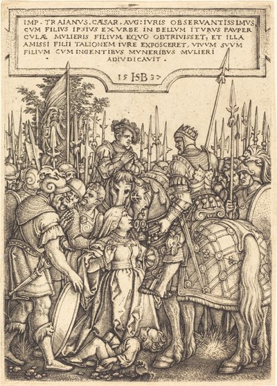 Das Urteil des Trajan von Sebald Beham