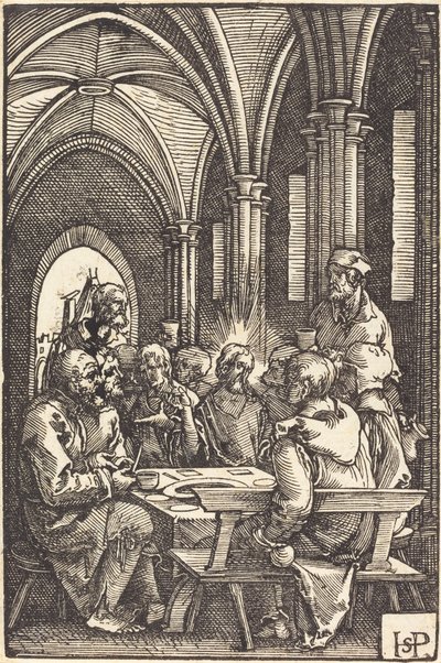 Das letzte Abendmahl von Sebald Beham