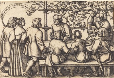 Das Bauernbankett von Sebald Beham