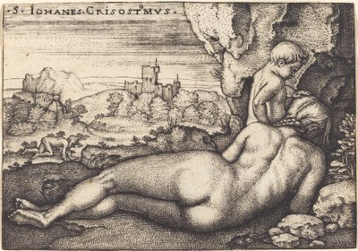 Die Buße des heiligen Johannes Chrysostomus von Sebald Beham