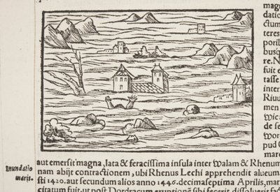 Cosmographia (Detail) von Sebastian Munster