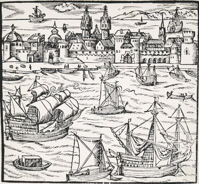 Deutscher Hafen von Sebastian Munster