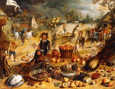 Die vier Jahreszeiten - Herbst von Sebastian Vrancx