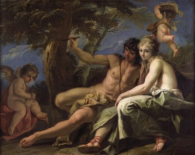 Angelika und Medoro von Sebastiano Ricci