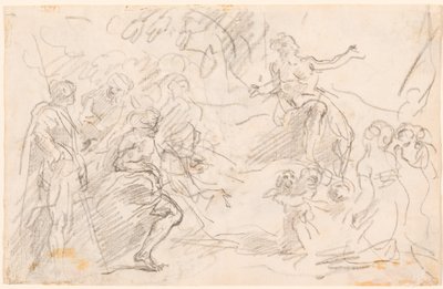 Biblische Szene [verso] von Sebastiano Ricci