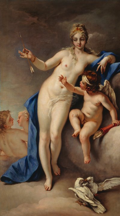 Venus und Amor von Sebastiano Ricci