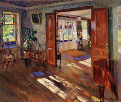 In einem Haus von Sergei Arsenevich Vinogradov