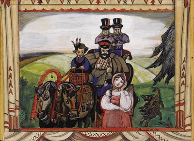 Bühnenbildentwurf von Sergei Yurievich Sudeykin