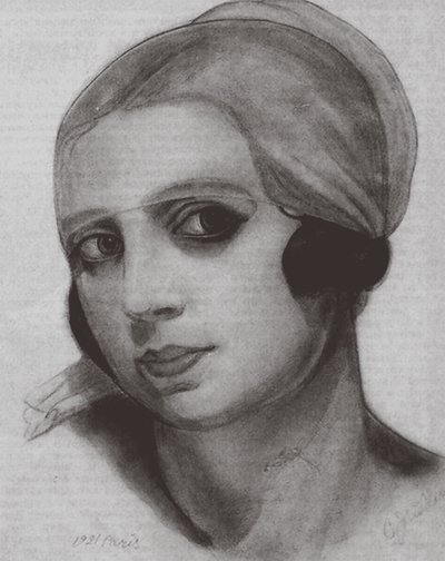Vera de Bosset Stravinsky, 1921 von Sergei Yurievich Sudeykin