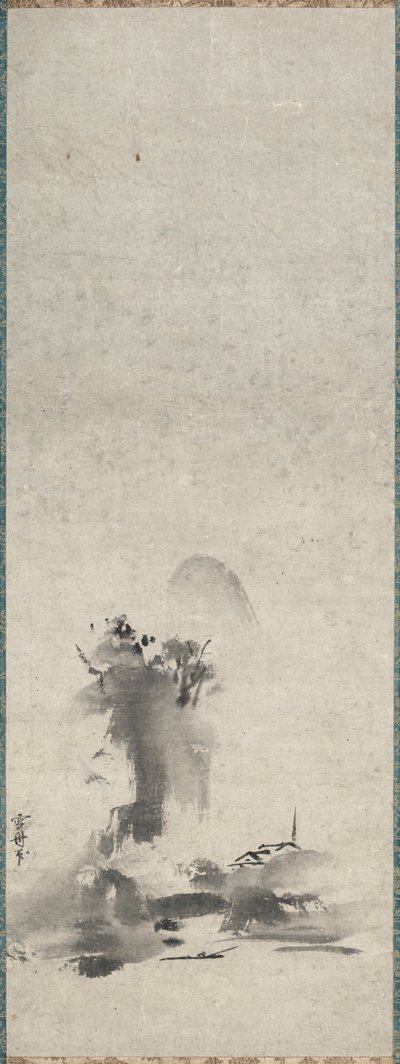 Haboku, gespritzte Tintenlandschaft von Sesshû Tôyô