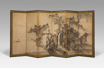 Landschaft der vier Jahreszeiten von Sesson Shukei