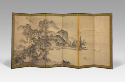 Landschaft der vier Jahreszeiten von Sesson Shukei