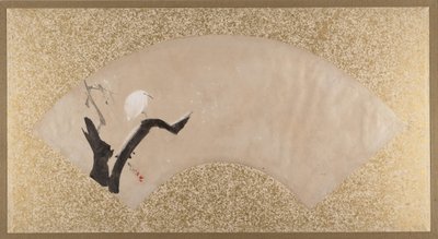 Reiher auf Baumstumpf, spätes 19. Jahrhundert von Shibata Zeshin