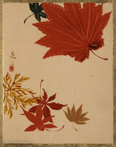 Ahornblätter von Shibata Zeshin