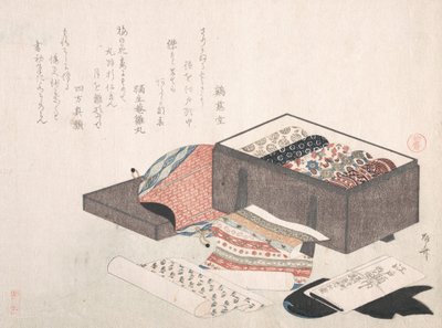 Kiste mit Draperien, 19. Jahrhundert von Shinsai