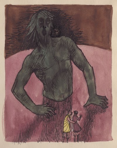 Dante und Virgil mit Riesen, 1951 von Shirley Markham