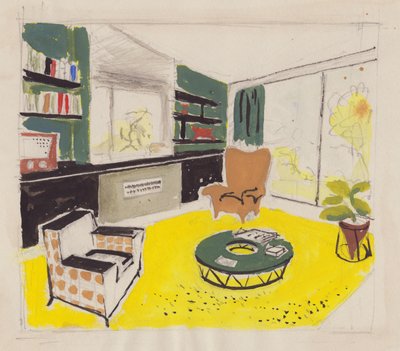 Innendesign, 1951 von Shirley Markham