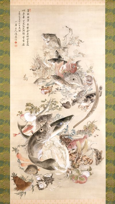 Fische, Krustentiere und Gemüse von Shoka Watanabe