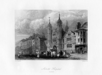 Abbotts Hospital, Guildford, 19. Jahrhundert von Shury and Son