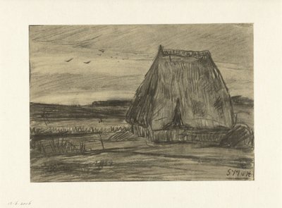 Landschaft mit Hütte von Sientje Mesdag van Houten