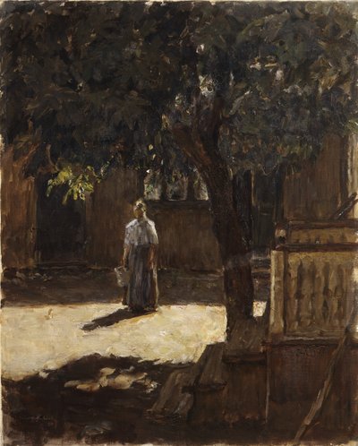 Kastanienbaum im Bauernhof von Signe Scheel