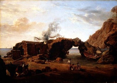 Felsige Landschaft auf Capri von Silvestr Fedosievich Shchedrin