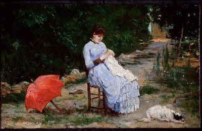 Im Garten von Silvestro Lega