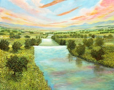 Flusswelle von Silvian Sternhagel