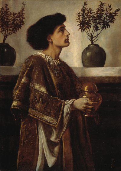 Ein Diakon von Simeon Solomon