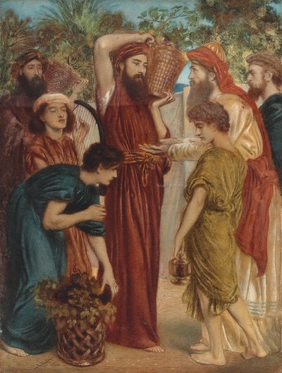 Das Erstlingsopfer der Ernte von Simeon Solomon