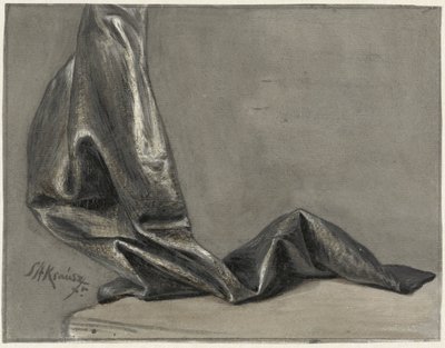 Draperiestudie von Simon Andreas Krausz