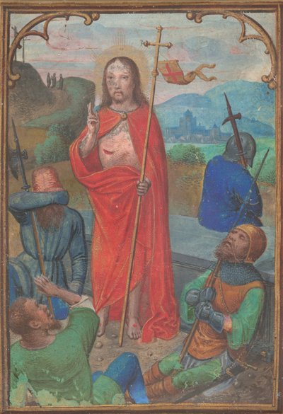 Die Auferstehung, ca. 1530 von Simon Bening