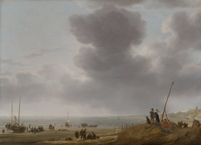 Strandansicht, 1643 von Simon Jacobsz. Vlieger