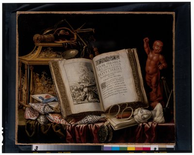 Ein Vanitas-Stillleben von Simon Renard de Saint Andre