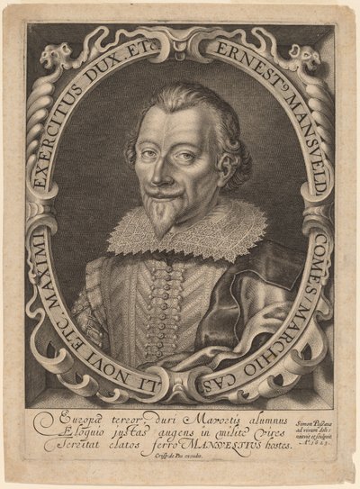 Graf Ernst Mansfeld von Simon de Passe