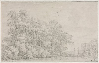 Flusslandschaft von Simon de Vlieger