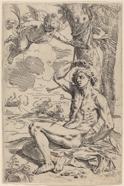 Heiliger Sebastian von Simone Cantarini