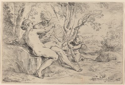 Venus und Adonis von Simone Cantarini