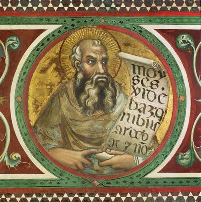 Maesta: Moses (Detail) von Simone Martini
