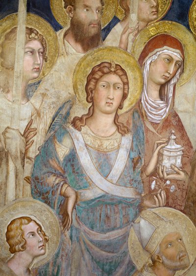Maestà (Detail) von Simone Martini