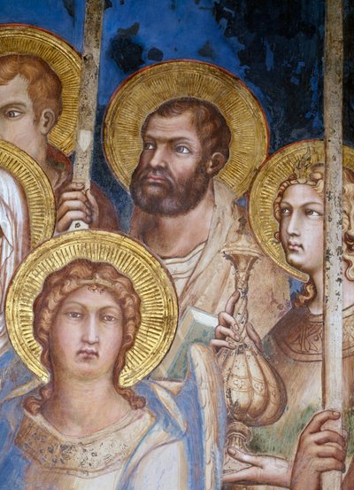 Maestà (Detail) von Simone Martini