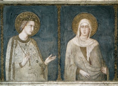 Heilige Elisabeth von Ungarn von Simone Martini