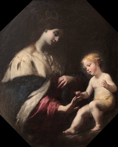 Die mystische Hochzeit der Heiligen Katharina von Simone Pignoni