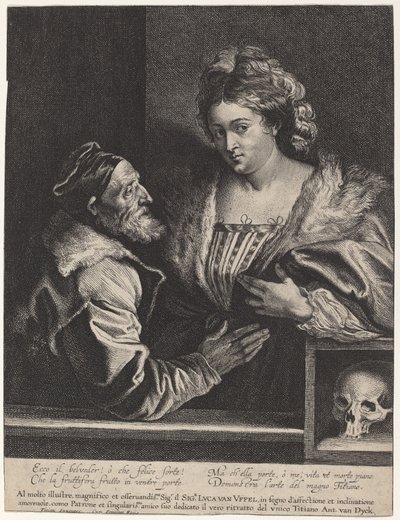Tizians Geliebte von Sir Anthony van Dyck