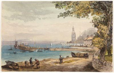 Blick vom Hotel Swanaze, Indien von Sir Charles D