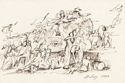 Schlachtenszene von Sir David Wilkie